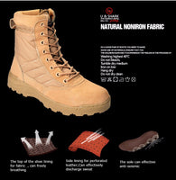 TAN COMBAT BOOTS