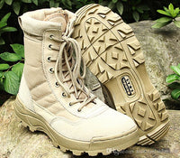 TAN COMBAT BOOTS