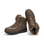 BROWN GENUINE WINTER LEATHER BOOTS