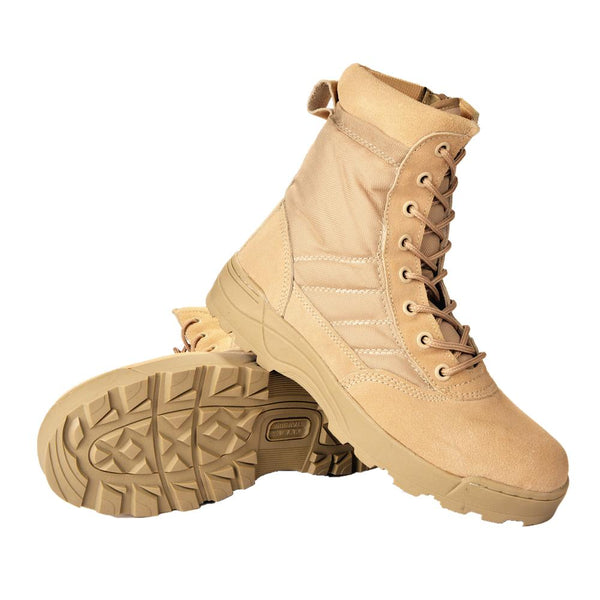 TAN COMBAT BOOTS