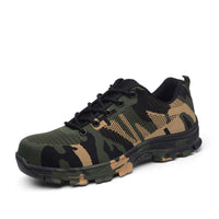 CAMO STEEL TOE SHOES