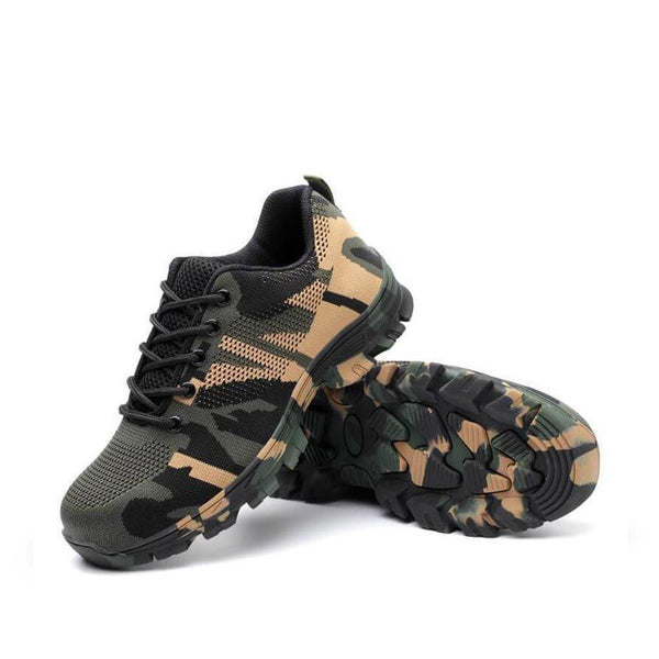 CAMO STEEL TOE SHOES
